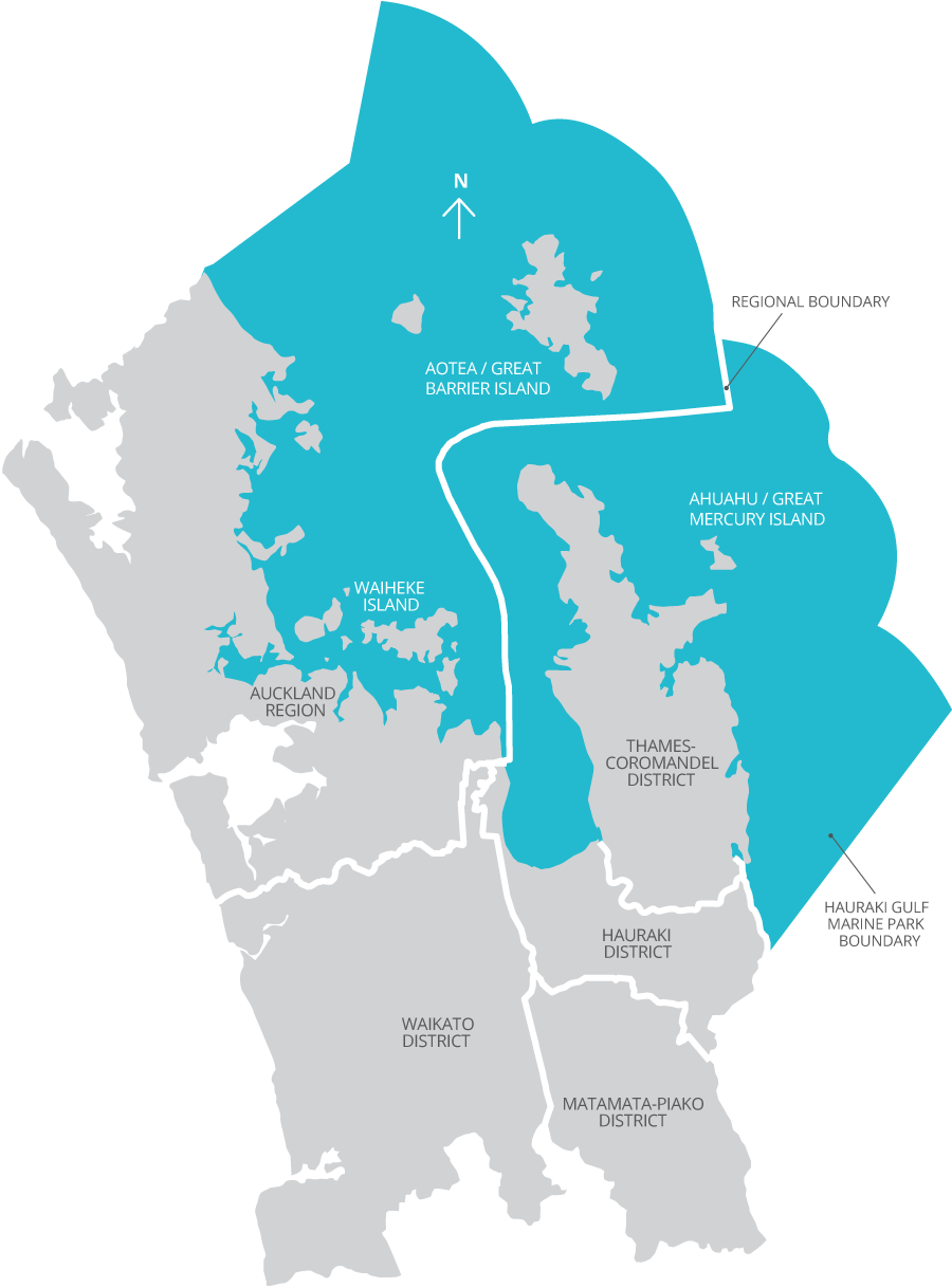 Hauraki Gulf, Tīkapa Moana, and Te Moananui-ō-Toi